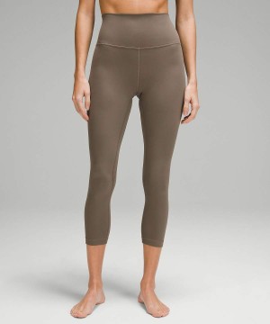 Lululemon Align™ High-Rise Crop 23" Tights Dam Grå Sverige | THXVAI297