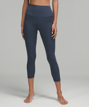 Lululemon Align™ High-Rise Crop 23" Tights Dam Blå Sverige | UZCNAH503