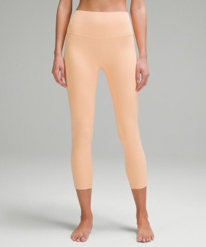 Lululemon Align™ High-Rise Crop 23" Tights Dam Korall Sverige | ZAQXVW052