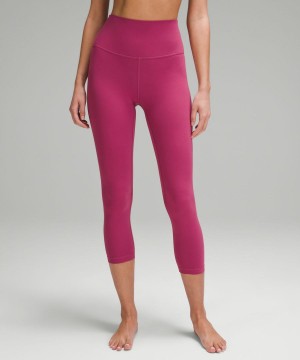 Lululemon Align™ High-Rise Crop 23" Tights Dam Lila Sverige | DRQZSJ896