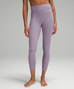Lululemon Align™ High-Rise Crop 23" Tights Dam Lila Grå Sverige | QUPTCD901