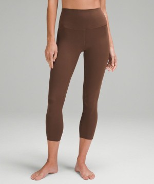 Lululemon Align™ High-Rise Crop 23" Tights Dam Choklad Sverige | WHYQZS960