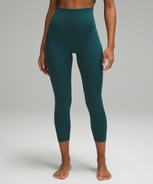 Lululemon Align™ High-Rise Crop 23" Tights Dam Turkos Sverige | CTDLNQ329
