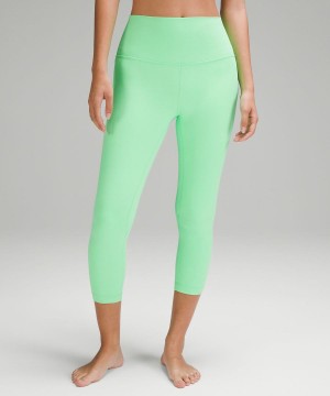 Lululemon Align™ High-Rise Crop 23" Tights Dam Turkos Sverige | EFSRGU801