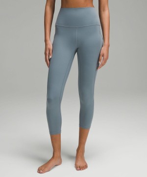 Lululemon Align™ High-Rise Crop with Pockets 23" Tights Dam Blå Sverige | QNGXPC749