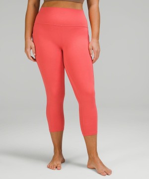 Lululemon Align™ High-Rise Crop with Pockets 23" Tights Dam Röda Sverige | KMJHGO379