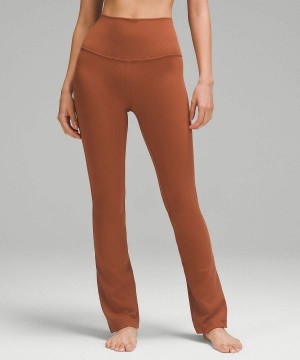 Lululemon Align™ High-Rise Mini-Flared Extra Korta Tights Dam Bruna Sverige | DLVTUN038