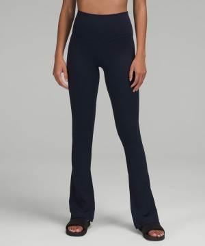 Lululemon Align™ High-Rise Mini-Flared Regular Tights Dam Marinblå Sverige | DTOZAV162