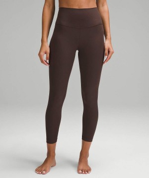 Lululemon Align™ High-Rise Räfflad 25" Tights Dam Choklad Sverige | IMGDKP097