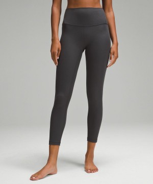 Lululemon Align™ High-Rise Räfflad 25" Tights Dam Mörkgrå Sverige | NZYAUP354