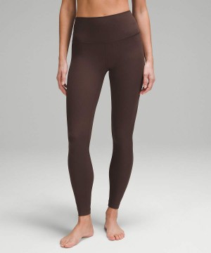 Lululemon Align™ High-Rise Räfflad 28" Tights Dam Choklad Sverige | TCLJSZ728