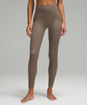 Lululemon Align™ High-Rise Räfflad 28" Tights Dam Grå Sverige | CYZRTE410