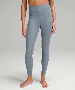 Lululemon Align™ High-Rise Räfflad 28" Tights Dam Blå Sverige | IROWKN849