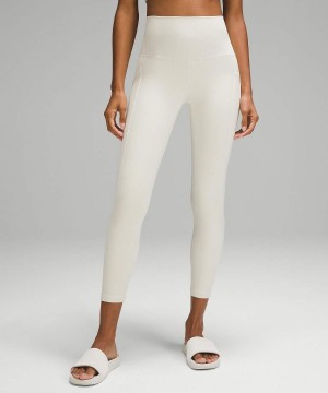 Lululemon Align™ High-Rise with Pockets 25" Tights Dam Beige Sverige | WRYMDL765
