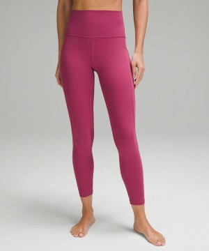 Lululemon Align™ High-Rise with Pockets 25" Tights Dam Lila Sverige | KWNLZS780