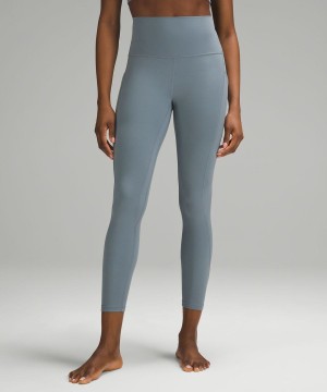 Lululemon Align™ High-Rise with Pockets 25" Tights Dam Blå Sverige | OUCEGW152