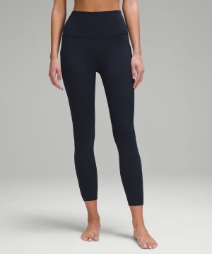 Lululemon Align™ High-Rise with Pockets 25" Tights Dam Marinblå Sverige | YKQICZ940
