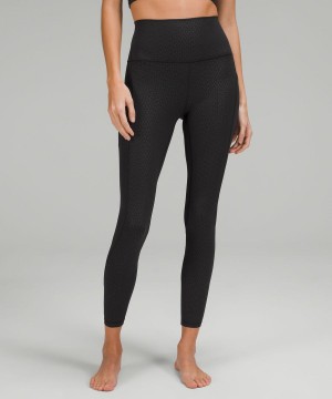Lululemon Align™ High-Rise with Pockets 25" Tights Dam Svarta Sverige | HEGMNB973