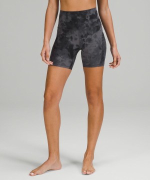 Lululemon Align™ High-Rise with Pockets 6" Shorts Dam Grå Mörkgrå Sverige | VYSMZX649