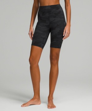 Lululemon Align™ High-Rise with Pockets 8" Shorts Dam Camo Svarta Olika Färger Sverige | PYBOZV375