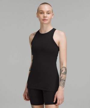 Lululemon Align™ Hip-Length Racerback Linne Dam Svarta Sverige | XUTFIP053
