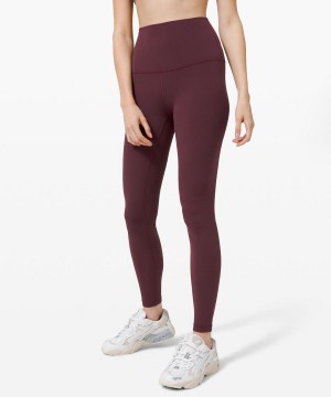 Lululemon Align™ Super-High-Rise 28" Tights Dam Vinröda Sverige | VYKSJN314