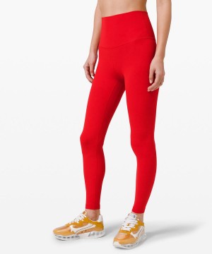Lululemon Align™ Super-High-Rise 28" Tights Dam Mörkröda Sverige | CIQFMT182