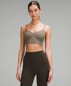 Lululemon Align™ Sweetheart Bra Light Support, A/B Cup Sport BH Dam Grå Sverige | JRHDLM821