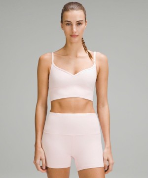 Lululemon Align™ Sweetheart Bra Light Support, A/B Cup Sport BH Dam Ljusröda Sverige | BKOGWL601
