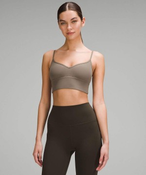 Lululemon Align™ Sweetheart Bra Light Support, A/B Cup Sport BH Dam Grå Sverige | MUNTSP785