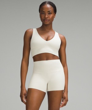Lululemon Align™ V-Neck Bra Light Support, C/D Cup Sport BH Dam Beige Sverige | LUGWVQ027