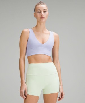 Lululemon Align™ V-Neck Bra Light Support, A/B Cup Sport BH Dam Lila Sverige | RVDPSZ425