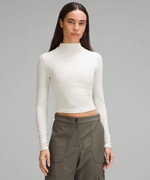 Lululemon All Aligned Mockneck Långärmad Tröja Dam Beige Sverige | THDLNY728