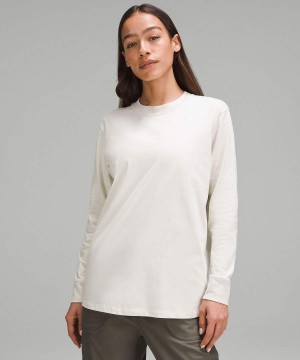 Lululemon All Yours Heavyweight Långärmad Tröja Dam Beige Sverige | MIVBOH458