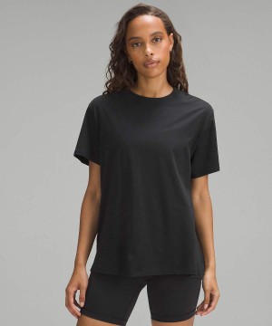 Lululemon All Yours Vitasea Korta-Sleeve T-shirt Dam Svarta Sverige | ZRPWHJ524