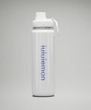 Lululemon Back to Life Sport Bottle 24oz Shine Vattenflaska Dam Vita Sverige | LFJOWR794