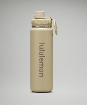 Lululemon Back to Life Sport Bottle 24oz Vattenflaska Dam Khaki Sverige | UKFEWJ839