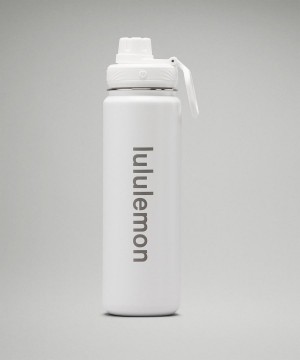 Lululemon Back to Life Sport Bottle 24oz Vattenflaska Dam Vita Sverige | LFEUPA039