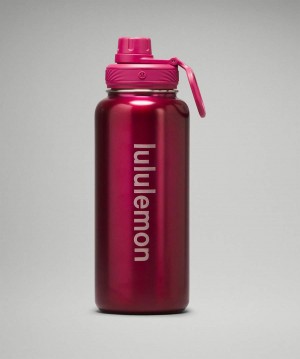 Lululemon Back to Life Sport Bottle 32oz Shine Vattenflaska Dam Lila Sverige | BAUQGH417