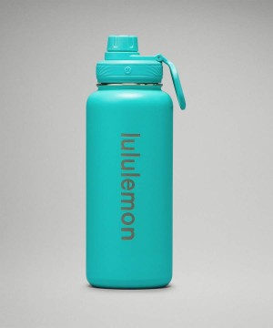 Lululemon Back to Life Sport Bottle 32oz Vattenflaska Dam Turkos Sverige | BNOCDF138