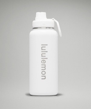Lululemon Back to Life Sport Bottle 32oz Vattenflaska Dam Vita Sverige | CNXAPK791
