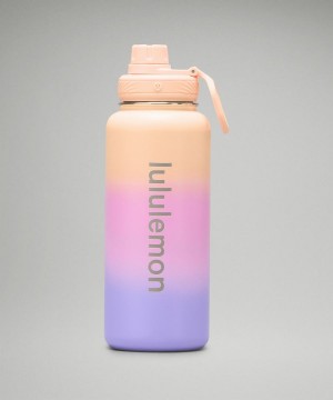 Lululemon Back to Life Sport Bottle 32oz Vattenflaska Dam Korall Lila Lila Sverige | DJHXZE193