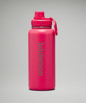 Lululemon Back to Life Sport Bottle 32oz Vattenflaska Dam Röda Sverige | EPVJZL145