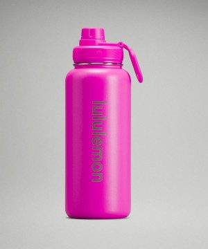 Lululemon Back to Life Sport Bottle 32oz Vattenflaska Dam Rosa Sverige | QNOCLA639