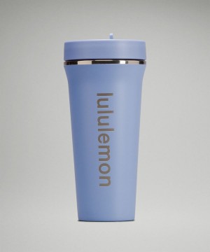 Lululemon Back to Life Tumbler 24oz Vattenflaska Dam Blå Beige Sverige | DWYLAG485