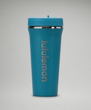Lululemon Back to Life Tumbler 24oz Vattenflaska Herr Blå Sverige | HEVZKD169