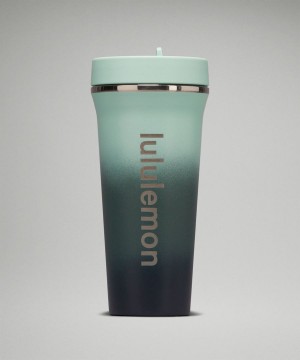 Lululemon Back to Life Tumbler 24oz Vattenflaska Dam Mintgröna Marinblå Sverige | LOICWQ380