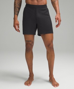 Lululemon Balancer 6" Shorts Herr Svarta Sverige | UVCGHZ710