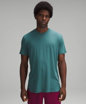 Lululemon Balancer Korta-Sleeve T-shirt Herr Turkos Sverige | ETCJPS698