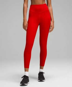 Lululemon Base Pace High-Rise 25" Tights Dam Mörkröda Sverige | NYPMHW658